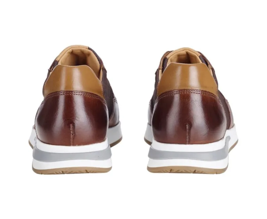 Zapatillas de hombre Chocolate y Piel Castaña oscura patinada Nirranda Ii-Bexley Best