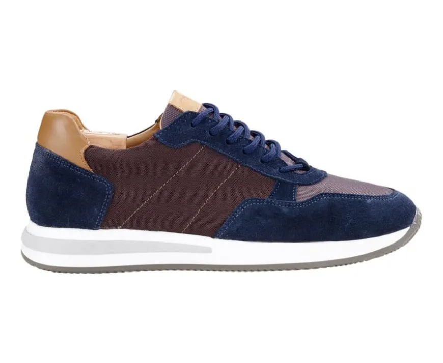 Zapatillas de hombre Chocolate y Terciopelo Marino Nirranda Ii-Bexley Shop
