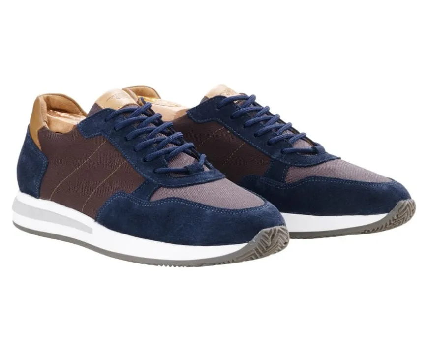 Zapatillas de hombre Chocolate y Terciopelo Marino Nirranda Ii-Bexley Shop