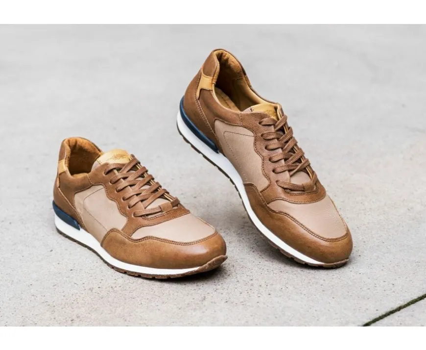 Zapatillas de hombre de Piel Beis Canberra Ii-Bexley Flash Sale