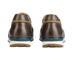 Zapatillas de hombre de Piel Carbón Patinada y terciopelo Gris Canberra Ii-Bexley Online