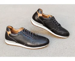 Zapatillas de hombre de Piel Carbón Patinada y terciopelo Gris Canberra Ii-Bexley Online