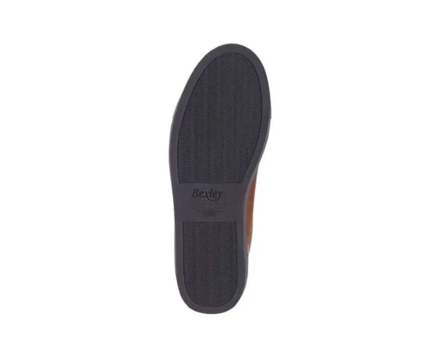 Zapatillas de hombre de piel Castaño patinado Inglewood-Bexley Online