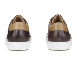 Zapatillas de hombre de piel Chocolate patinado Inglewood-Bexley Cheap