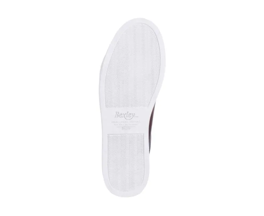 Zapatillas de hombre de piel Chocolate patinado Inglewood-Bexley Cheap