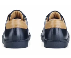 Zapatillas de hombre de piel Negro Inglewood-Bexley Hot
