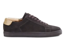 Zapatillas de hombre terciopelo Pardo Inglewood-Bexley Cheap