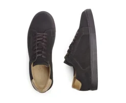 Zapatillas de hombre terciopelo Pardo Inglewood-Bexley Cheap