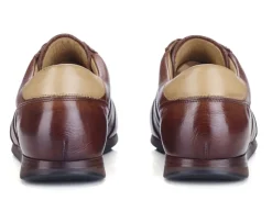 Zapatillas de piel Chocolate patinado Bockara-Bexley Store