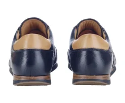 Zapatillas de piel Negro patinado Bockara-Bexley Clearance
