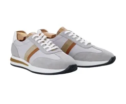 Zapatillas Gris Claro & Beis para hombre Keilira-Bexley Shop