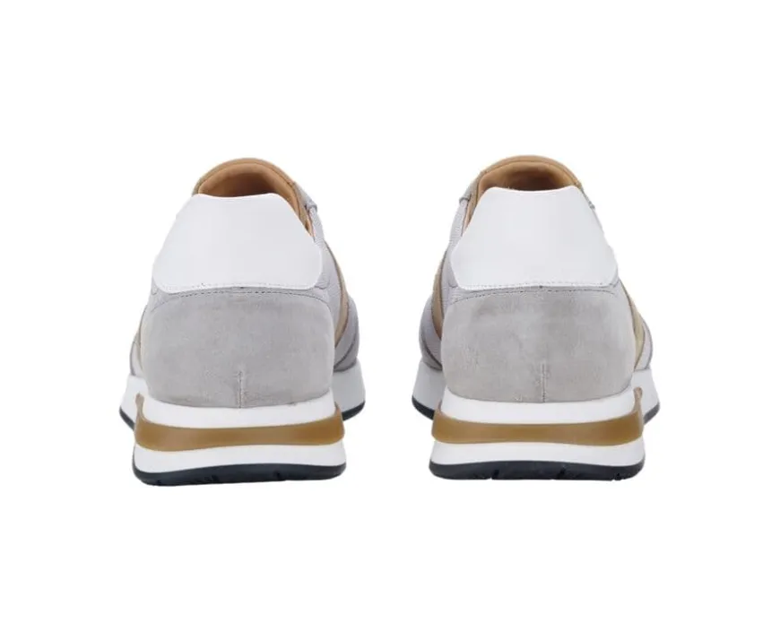 Zapatillas Gris Claro & Beis para hombre Keilira-Bexley Shop