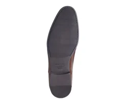 Zapato Oxford Castaño patinado para hombre con suela de caucho Lennox Gomme Urban-Bexley Best