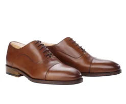 Zapato Oxford Coñac Patinado con suela de cuero Grakley-Bexley Online