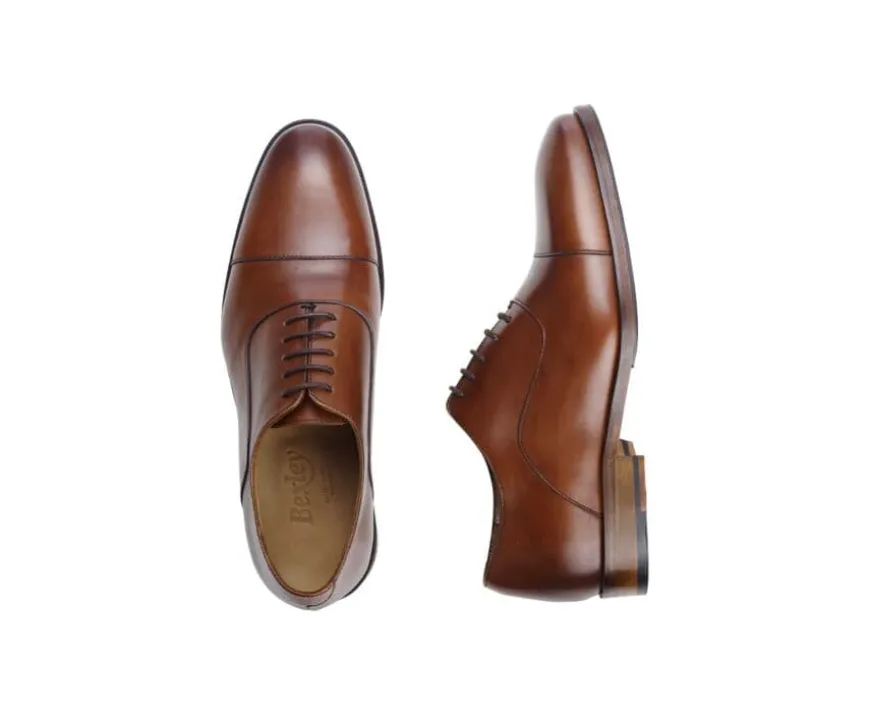 Zapato Oxford Coñac Patinado con suela de cuero Grakley-Bexley Online