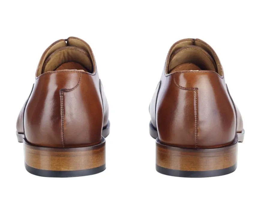 Zapato Oxford Coñac Patinado con suela de cuero Grakley-Bexley Online