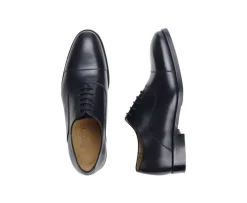 Zapato Oxford Negro con suela de cuero Grakley-Bexley Best Sale