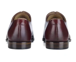 Zapato Oxford para hombre Burdeos Brillante con suela de cuero con patin Bellagio Patin-Bexley Hot