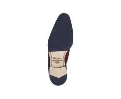 Zapato Oxford para hombre Burdeos Brillante con suela de cuero con patin Bellagio Patin-Bexley Hot