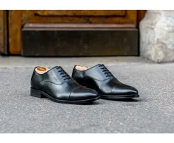 Zapato Oxford para hombre con suela de piel Winford-Bexley Clearance