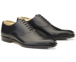 Zapato Oxford para hombre Suela de piel con patín Negro Tremezzo Patin-Bexley Shop