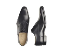 Zapato Oxford para hombre Suela de piel con patín Negro Tremezzo Patin-Bexley Shop