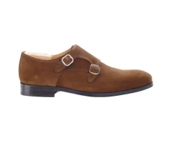 Zapatos de hombre con doble hebilla Terciopelo Habana Chigwell-Bexley Clearance