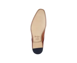 Zapatos de hombre Dorado Patinado con doble hebilla Chedington-Bexley Cheap