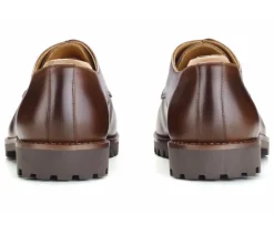 Zapatos derby Chocolate para hombre con suela de goma Bushey Gomme-Bexley New