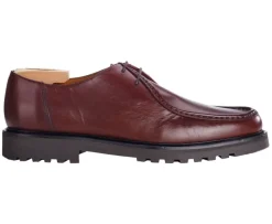 Zapatos derby Chocolate Patinado para hombre con suela de goma Colney Ii Gomme-Bexley Cheap