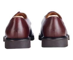Zapatos derby Chocolate Patinado para hombre con suela de goma Colney Ii Gomme-Bexley Cheap