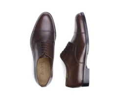 Zapatos derby de hombre Chocolate con suela de cuero Mayfair Classic Patin-Bexley Fashion