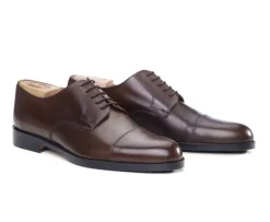 Zapatos derby de hombre Chocolate con suela de cuero Mayfair Classic Patin-Bexley Fashion