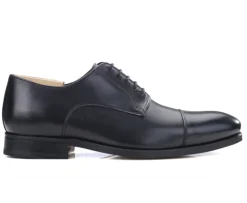 Zapatos Derby de hombre Suela de cuero Negro Gilwell-Bexley Best Sale