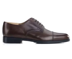 Zapatos derby hombre suela de piel con patín Chocolate patinado Mayfair Classic Patin-Bexley Online