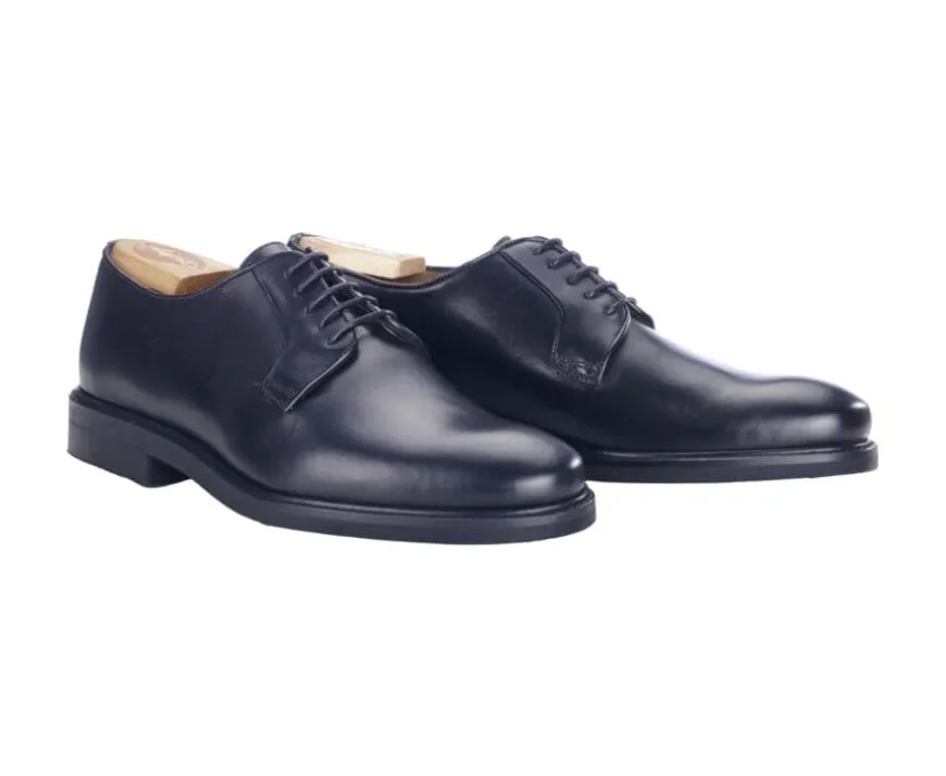 Zapatos derby Negro con suela de goma Monterey Classic Gomme City-Bexley Best