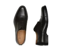 Zapatos derby negros para hombre con suela de cuero Mayfair Classic Patin-Bexley Flash Sale