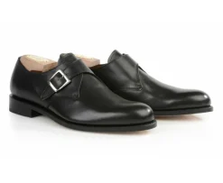 Zapatos hebilla hombre Negro Bloomingdale Silver Patin-Bexley Best Sale