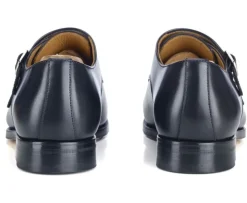 Zapatos negros de hombre con doble hebilla Chigwell-Bexley Discount