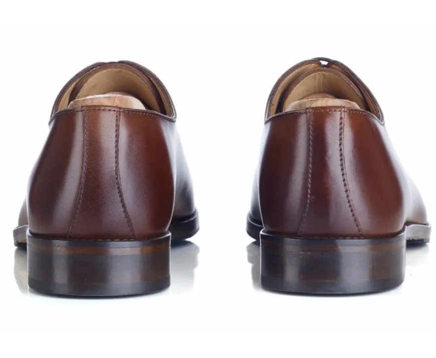 Zapatos Oxford de piel hombre Castaños patinado Peter Patin-Bexley Hot