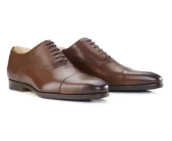 Zapatos Oxford hombre Castaño Patinado Spezia Ii Patin-Bexley New