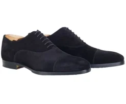 Zapatos Oxford hombre Terciopelo Negro Spezia Ii Patin-Bexley Store