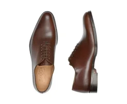 Zapatos Oxford para hombre en suela de piel Chocolate con patín Peter Patin-Bexley Store