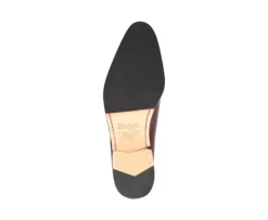 Zapatos Oxford para hombre en suela de piel Chocolate con patín Peter Patin-Bexley Store