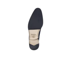 Zapatos Oxford para hombre Negro Suela de piel con patín Peter Patin-Bexley Outlet